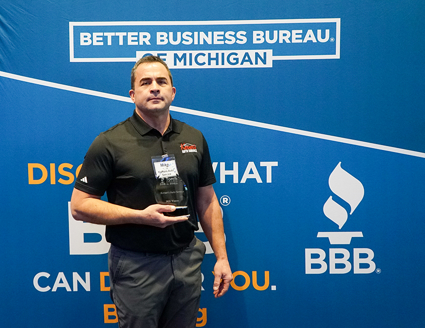 Better Business Bureau of Michigan Award | Kerner's Auto Service