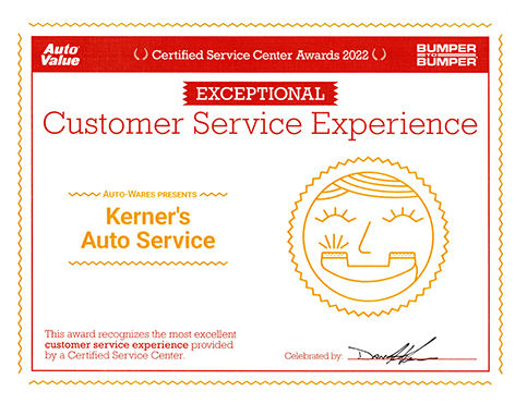 Certified Services Center | Kerner's Auto Service